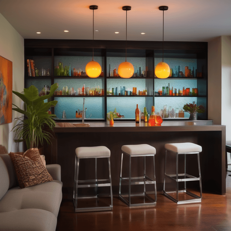 10 Unique Behind Sofa Bar Table Designs - Woodartdeal