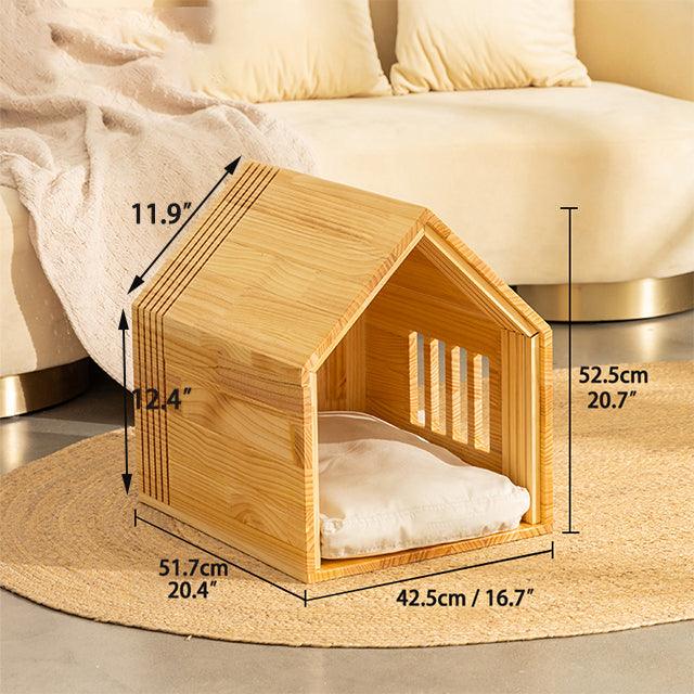 Solid Wood Cabin Dog house small dog house/cat house