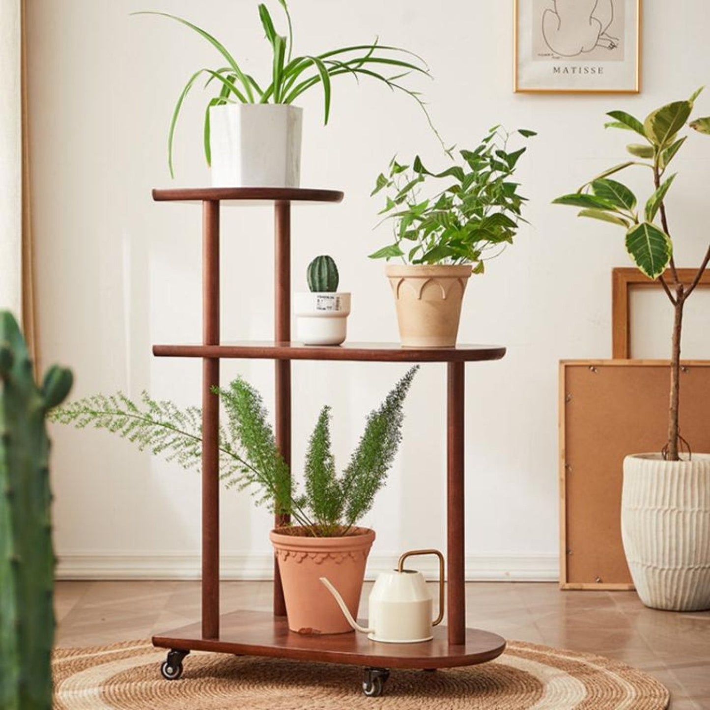 Movable Multi-tier Plant Stand