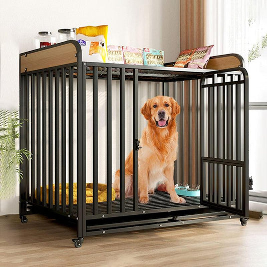 Heavy-Duty Dog Cage Dog Crate Side End Table Indoor Furniture Style Dog Kennel