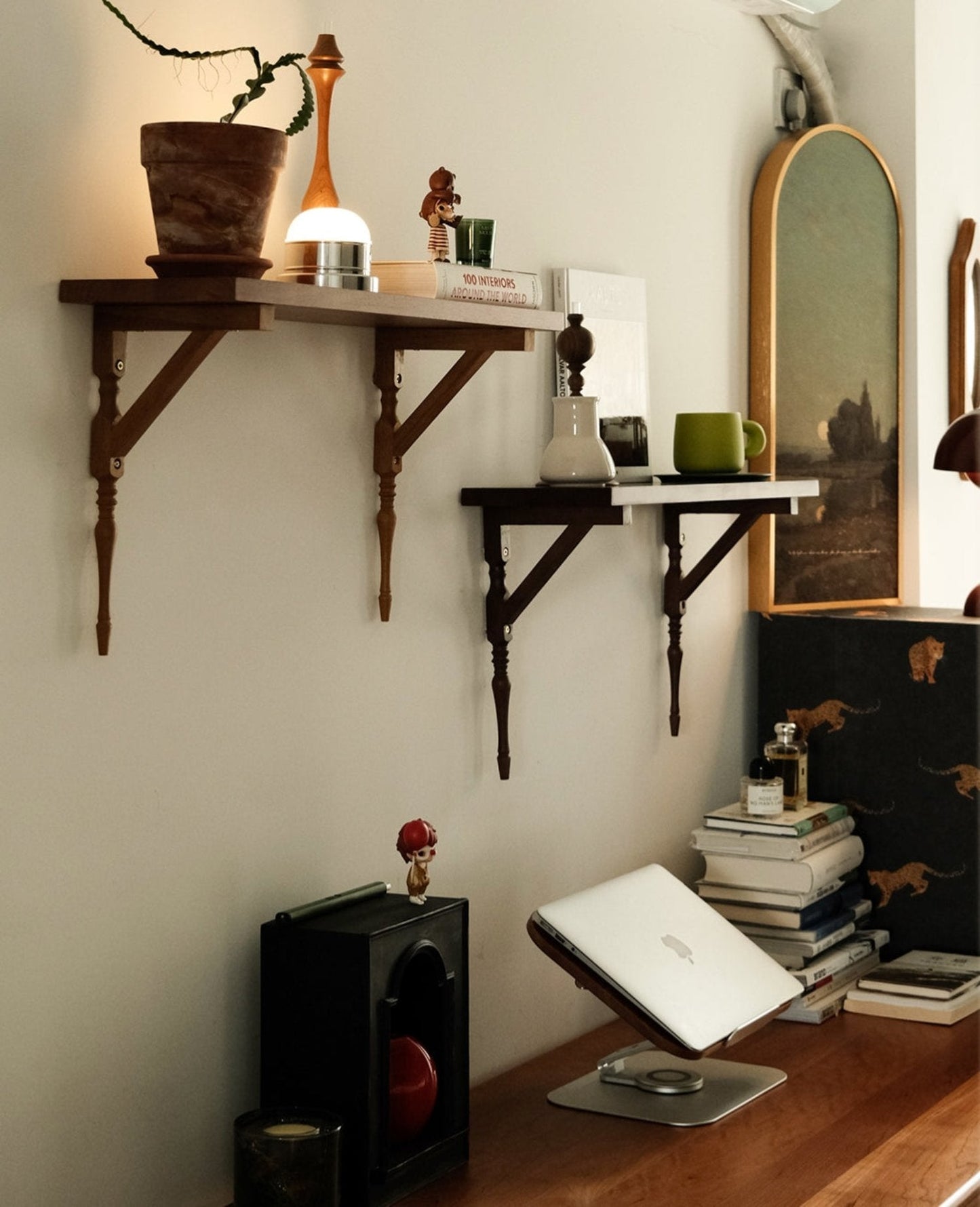 Solid Wood Floating Shelves | Wall Shelf Hanging Shelf