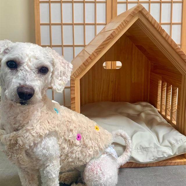 Solid Wood Cabin Dog house small dog house/cat house