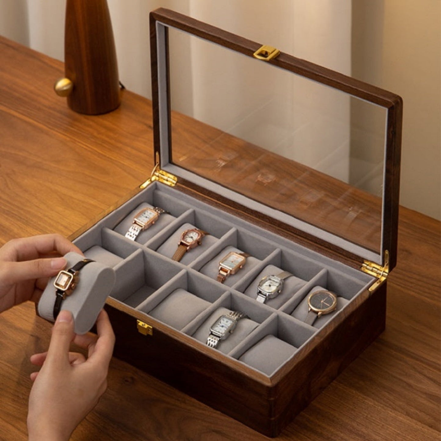 Black Walnut Watch Box