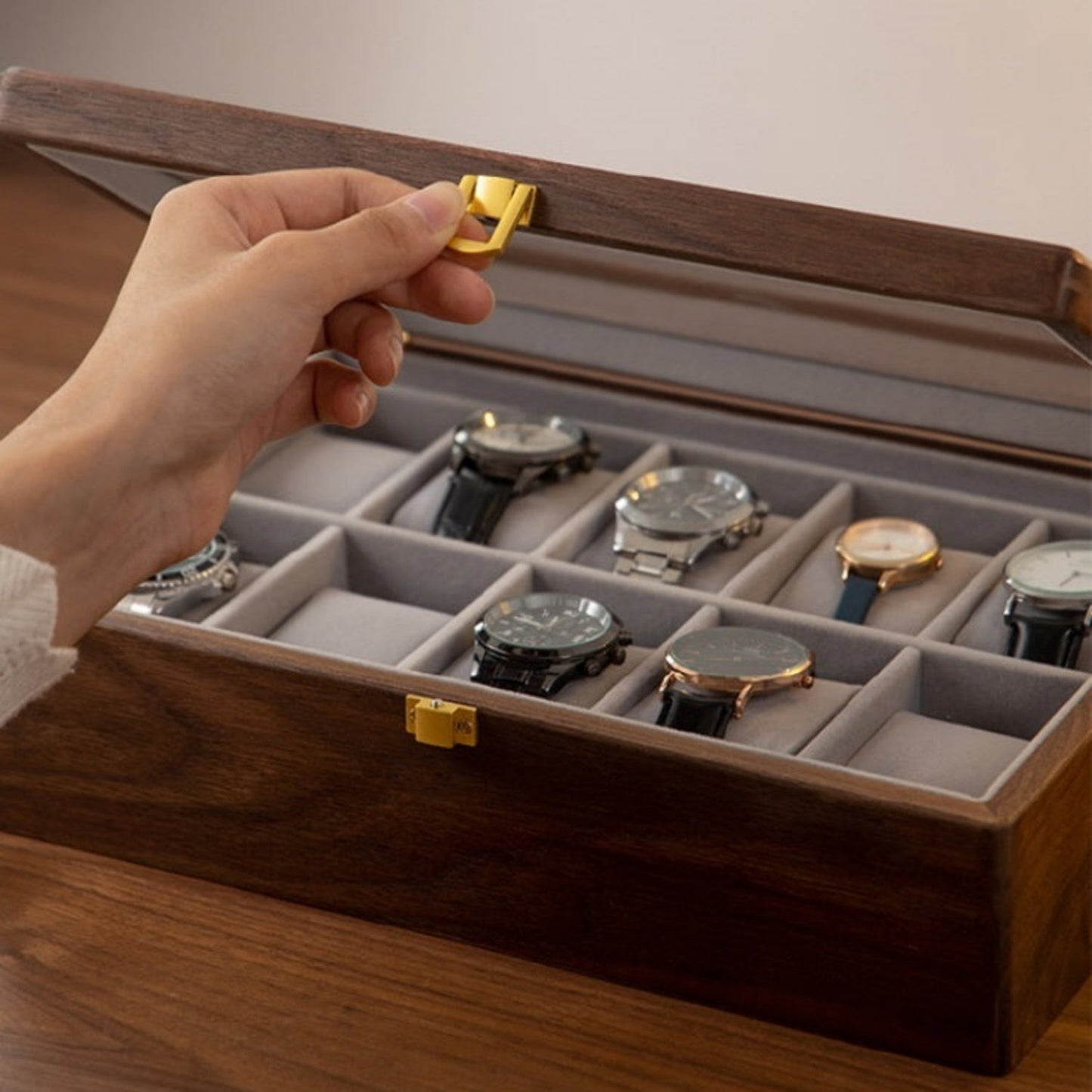 Black Walnut Watch Box