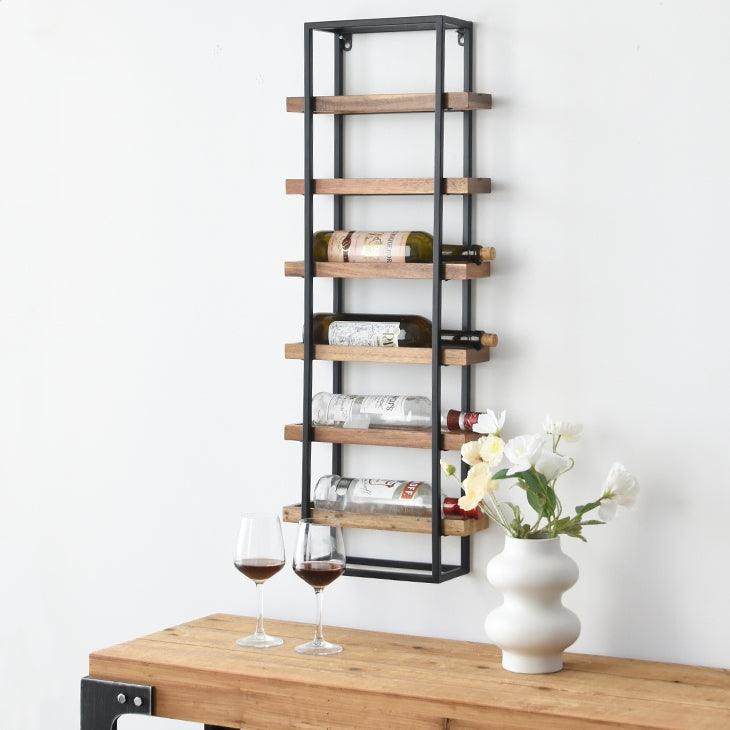 Rack Wall Mount Wine Bottles Holder