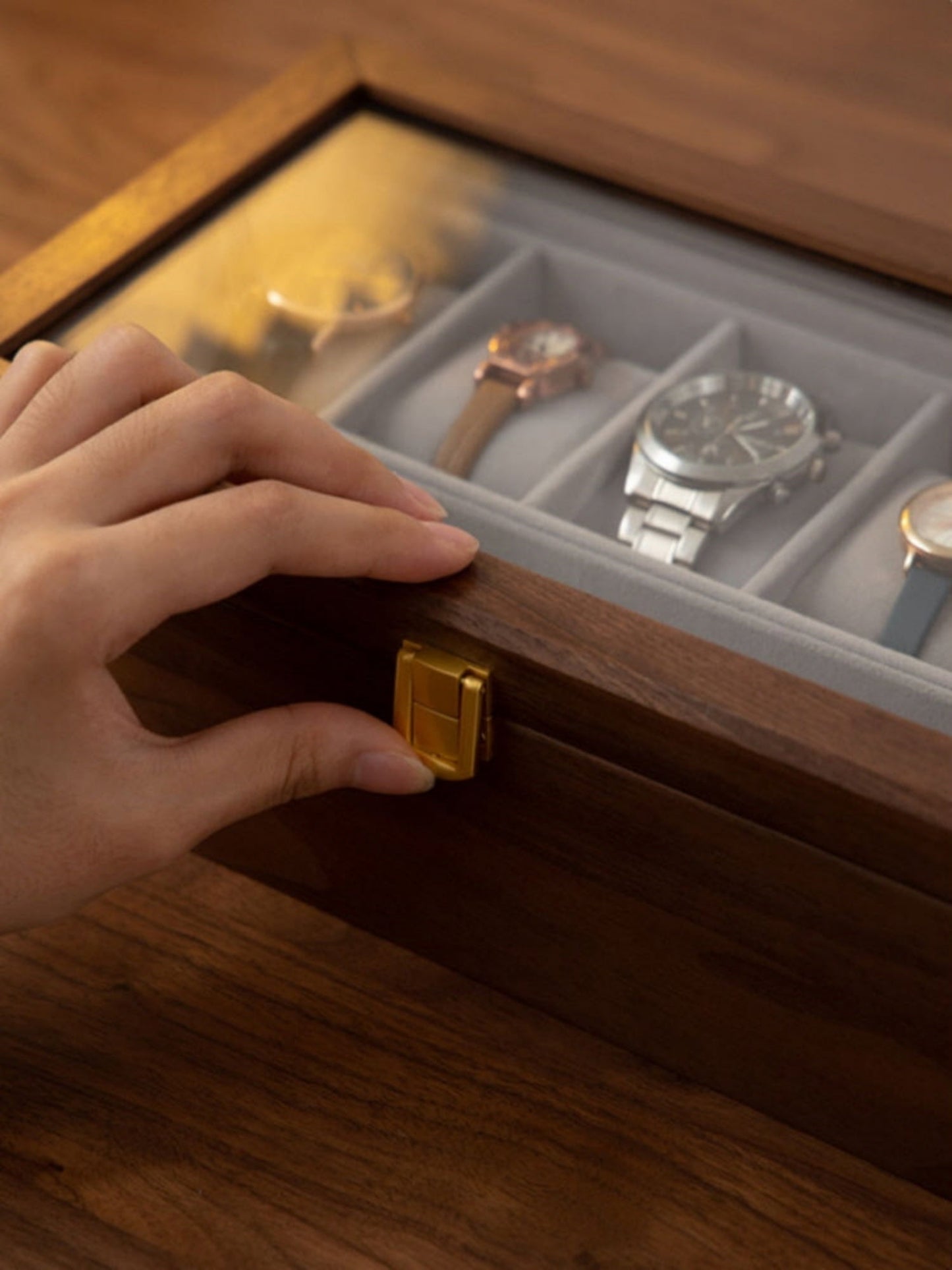 Black Walnut Watch Box