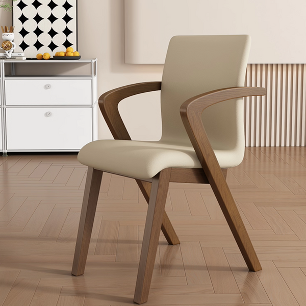 Wooden Dining Chair, Modern Dining Chair, Upholstered Back Dining Chair, Armchair Dining Chair, Dining Chair Set Of 2
