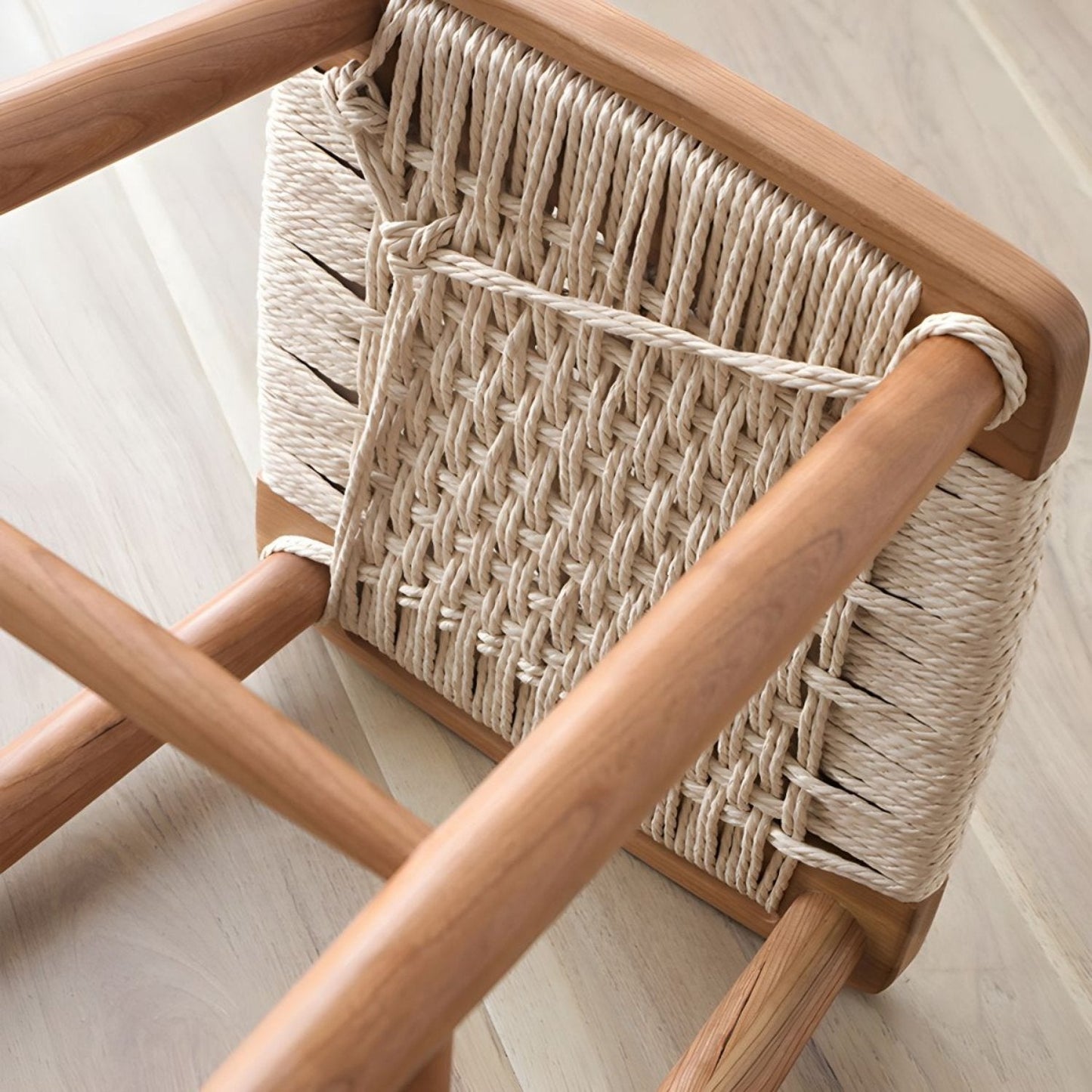 Rattan Woven High Stool,Set of 2