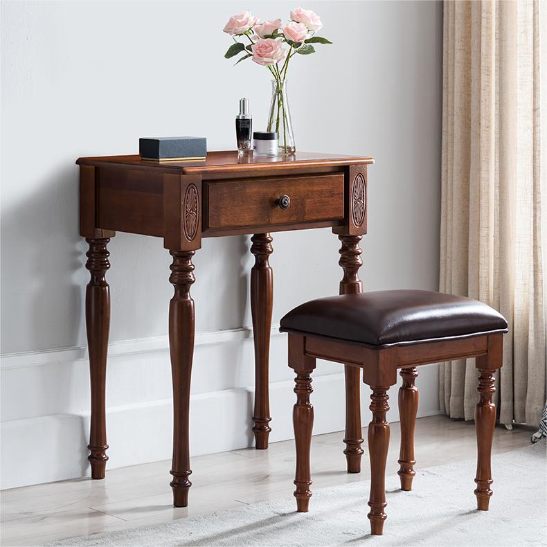 Oak Dressing Table Roman Column Design Desk