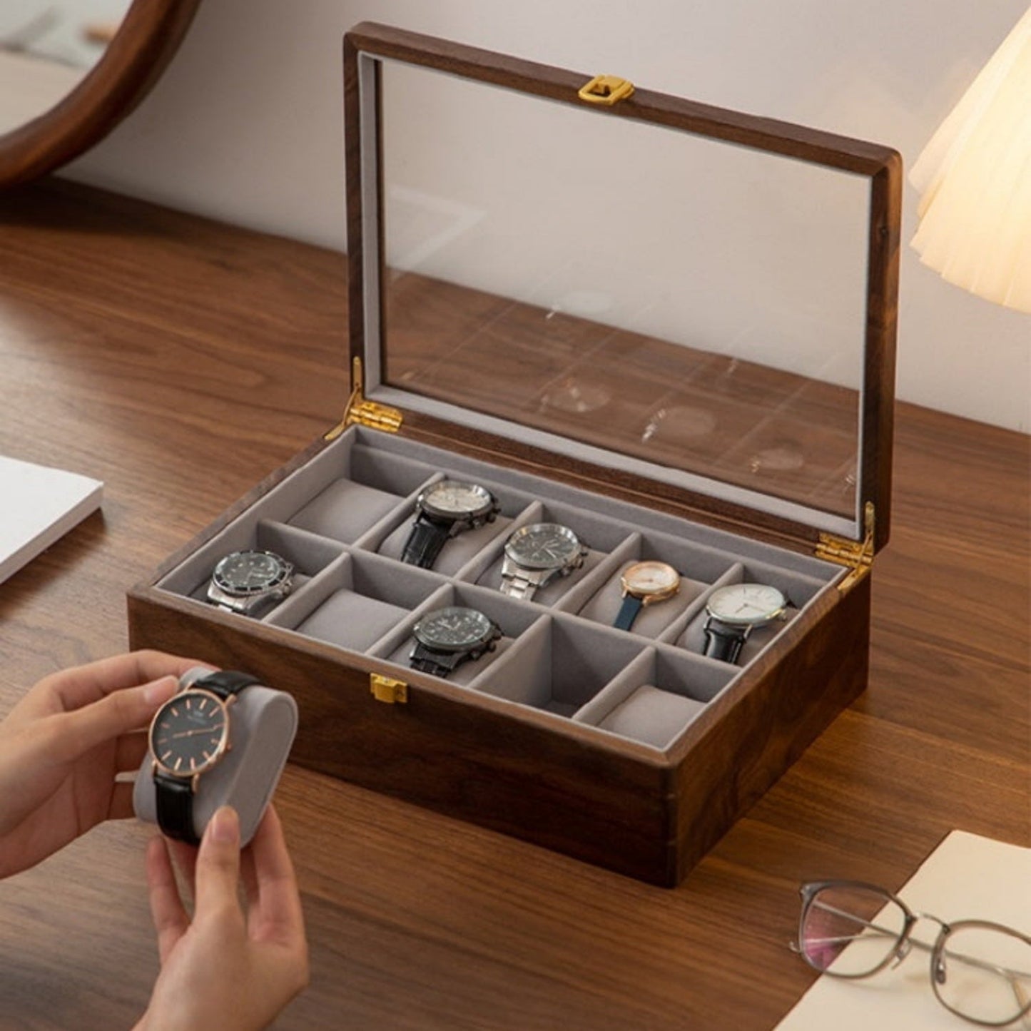 Black Walnut Watch Box