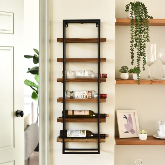 Rack Wall Mount Wine Bottles Holder