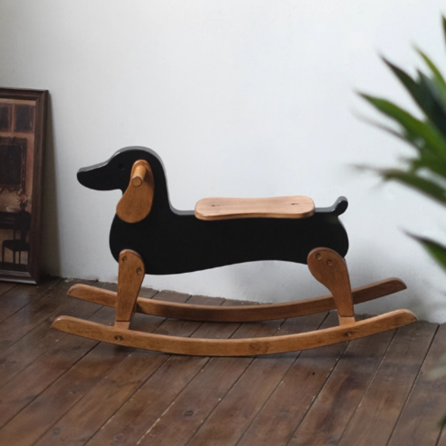 Dachshund Rocker, Wooden Rocking Horse