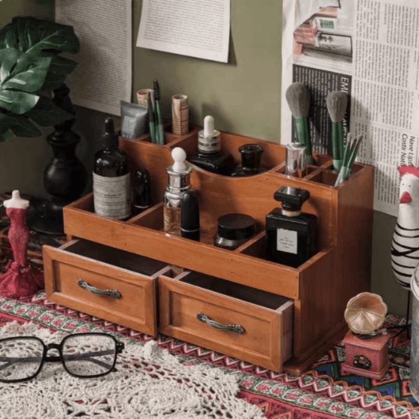 Makeup Vanity Organizer with Drawers