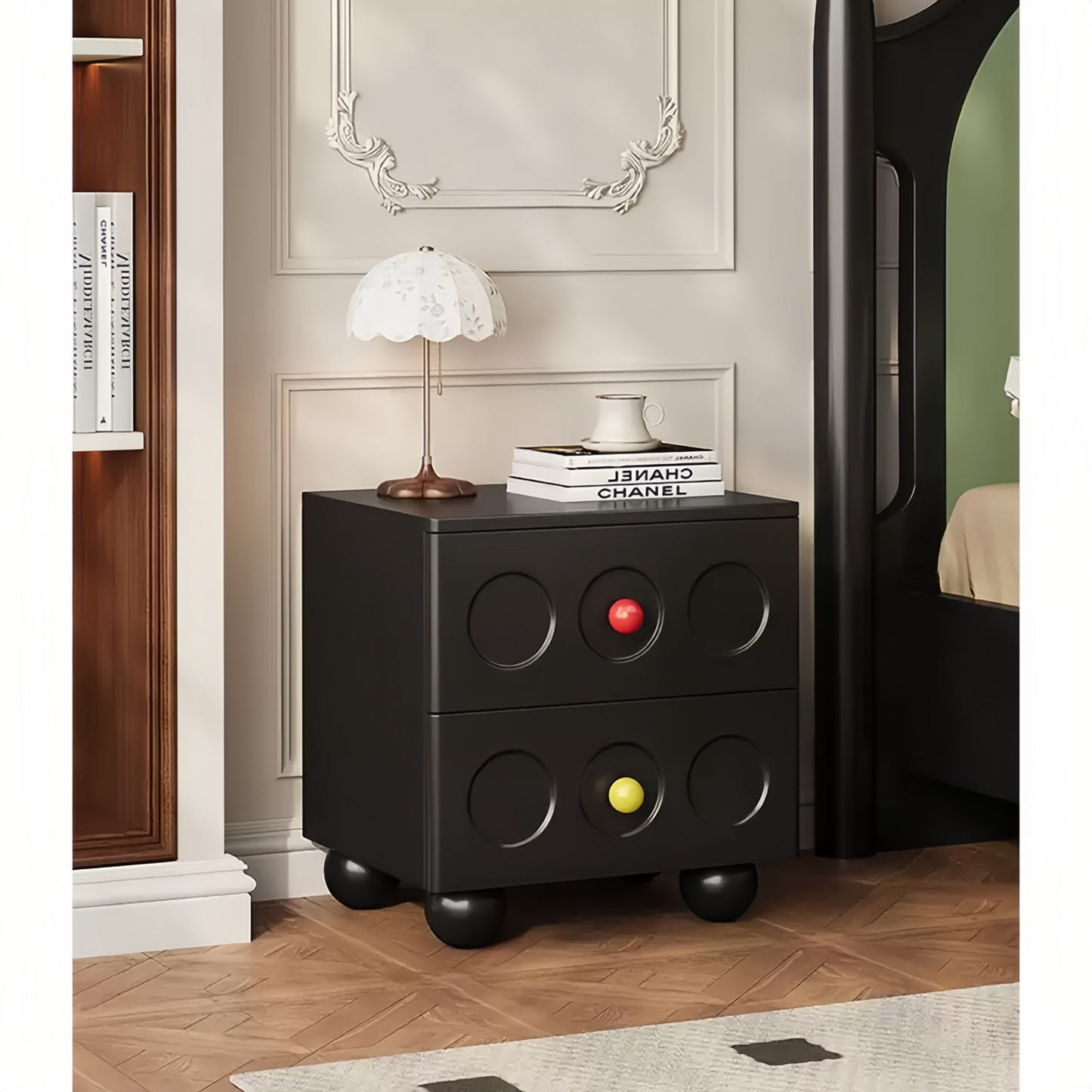 Nightstand With Drawers Side Tables For Bedroom Wooden Bedside Stand