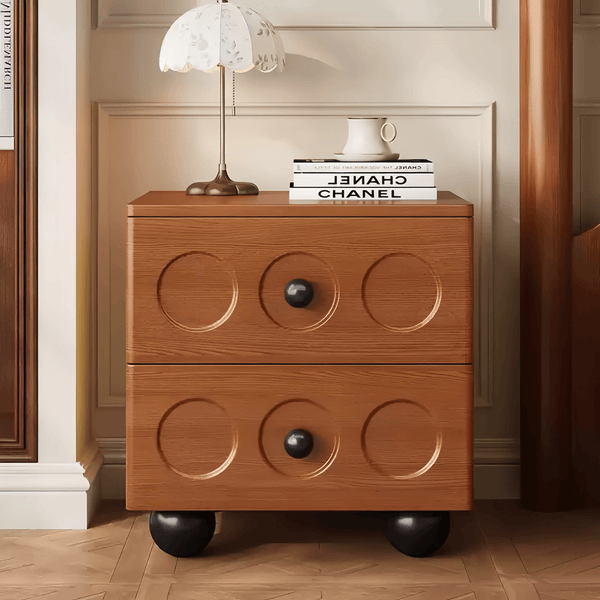 Nightstand With Drawers Side Tables For Bedroom Wooden Bedside Stand