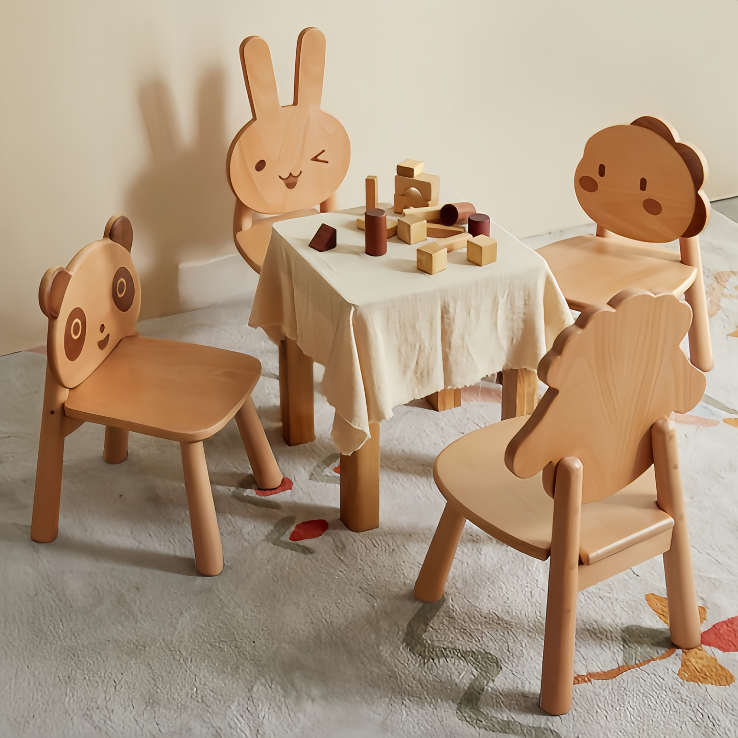 Childrens Wooden Chairs Wood Toddler Chair Cute Kids Chair For Living Room