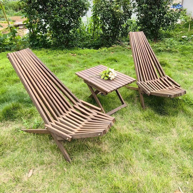 Outdoor deck chair