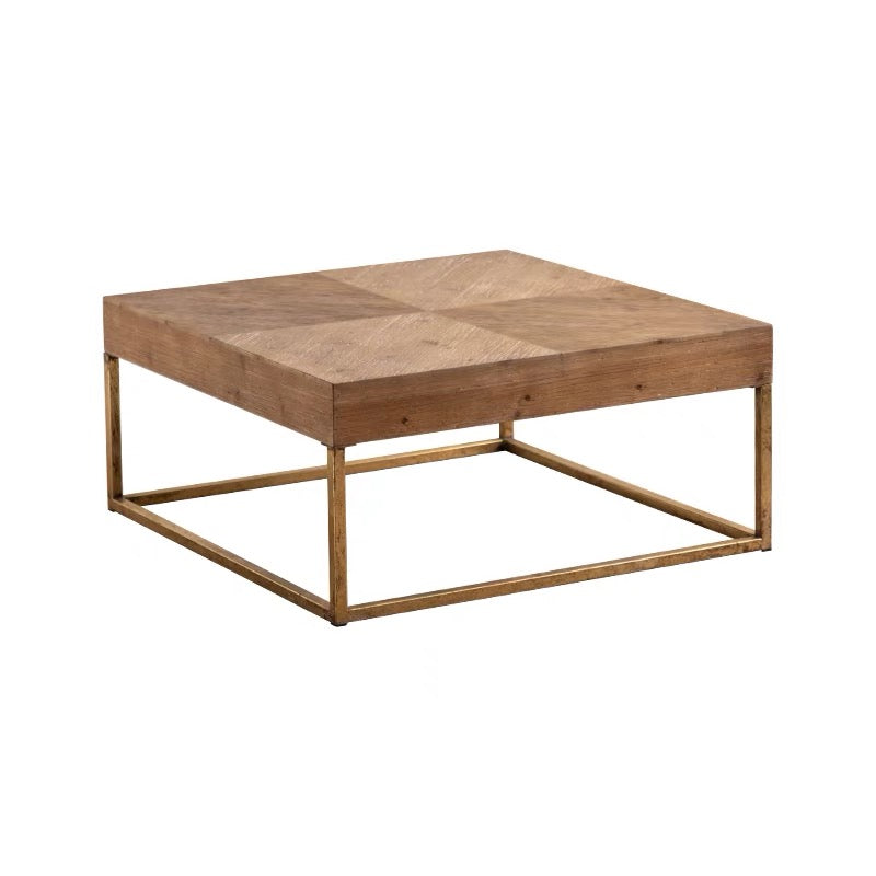 Wabi-sabi style square simple coffee table