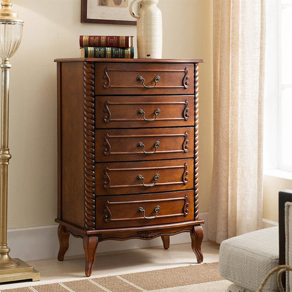 Solid Wood Drawer Storage Cabinet