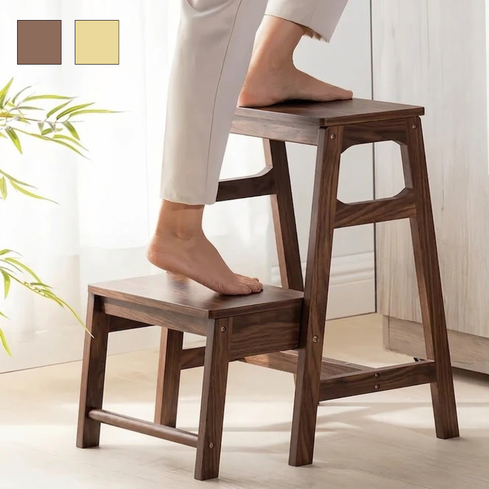 Foldable Stool Portable 2 Step Collapsible Stool Wide Folding Counter Stools