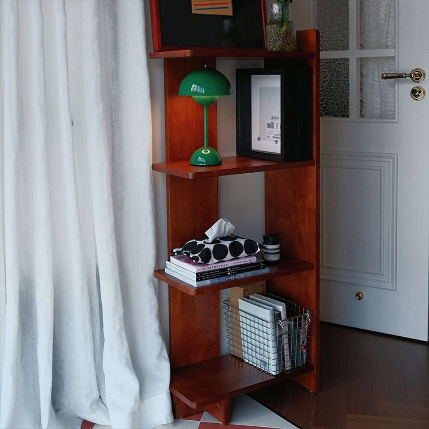 Vintage Solid Wood Bookshelf