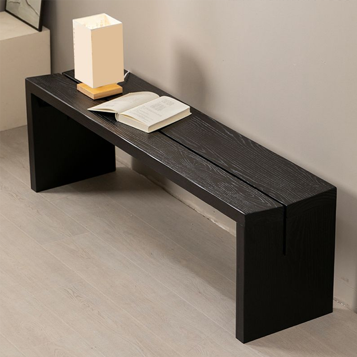 Solid Pine Wood Bench – Fully Assembled, Heavy-Duty Seating Bench for ...