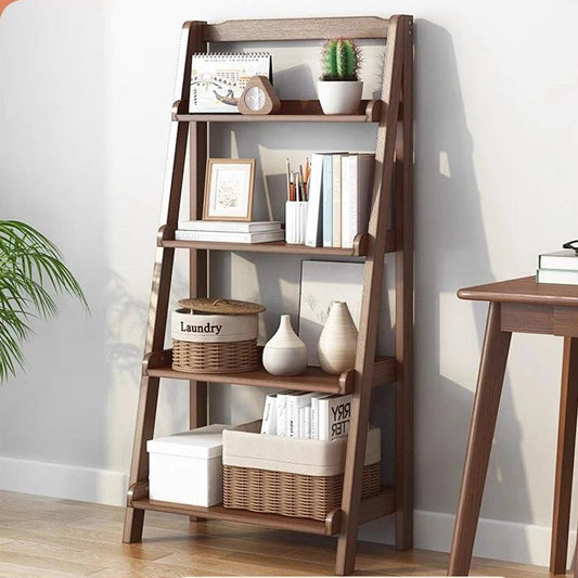 4-Tier Floor Standing Bookshelf with Open Design Shelving Unit - Woodartdeal