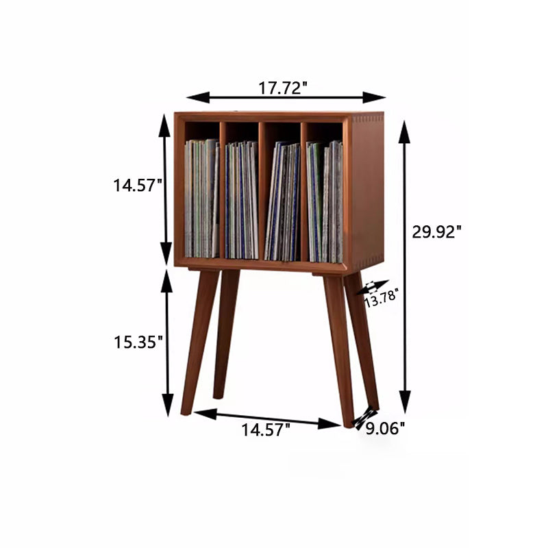 Entryway Record Organizer Record Player Stand With Storage