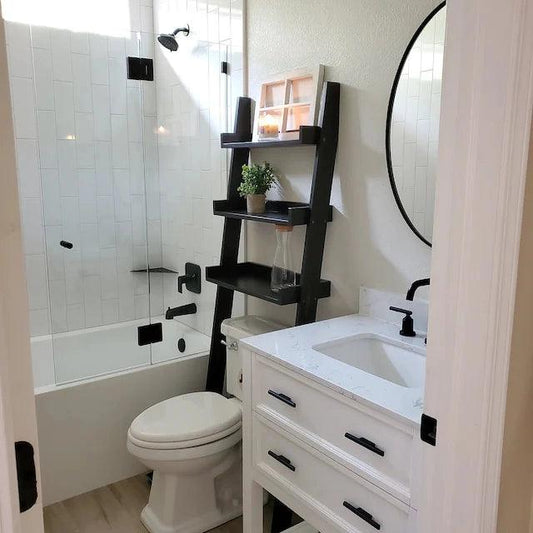 3 Tier Over the Toilet Ladder Shelf