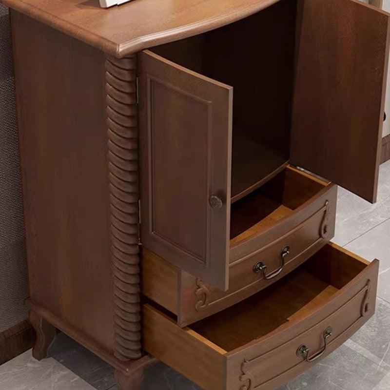 Solid Wood Drawer Storage Cabinet