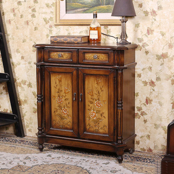 Farmhouse Style Painted Storage Cabinet