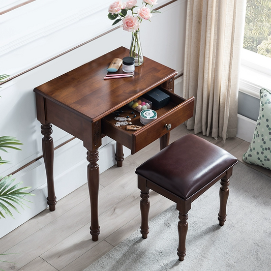 Oak Dressing Table Roman Column Design Desk