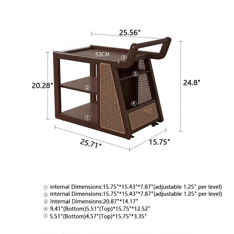 Mobile Kitchen Island Modern Bar Cart Rolling Island Small Kitchen Cart On Wheels