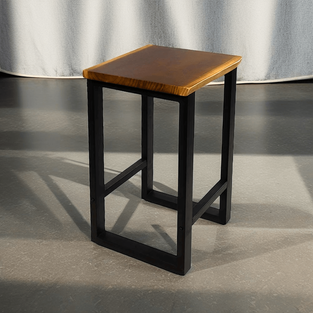 Rustic Live Edge Stool Live Edge Furniture – Woodartdeal