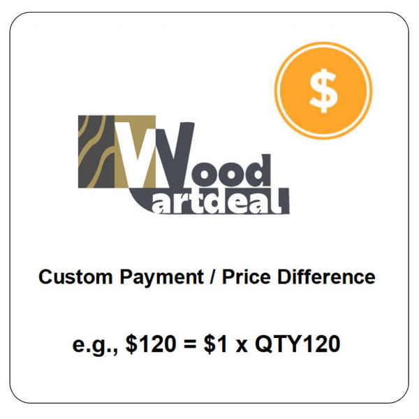 Custom Payment Link / Price Difference