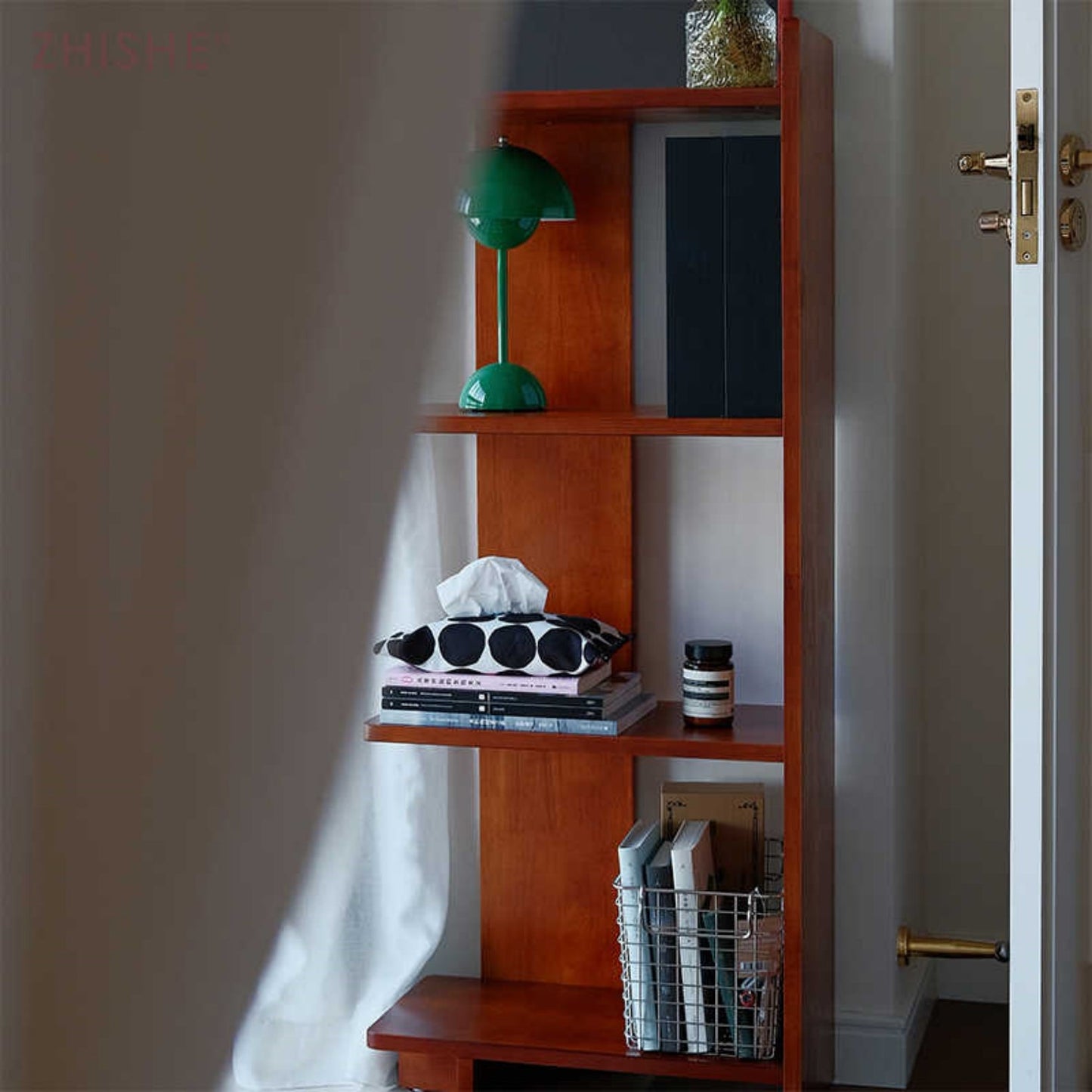 Vintage Solid Wood Bookshelf