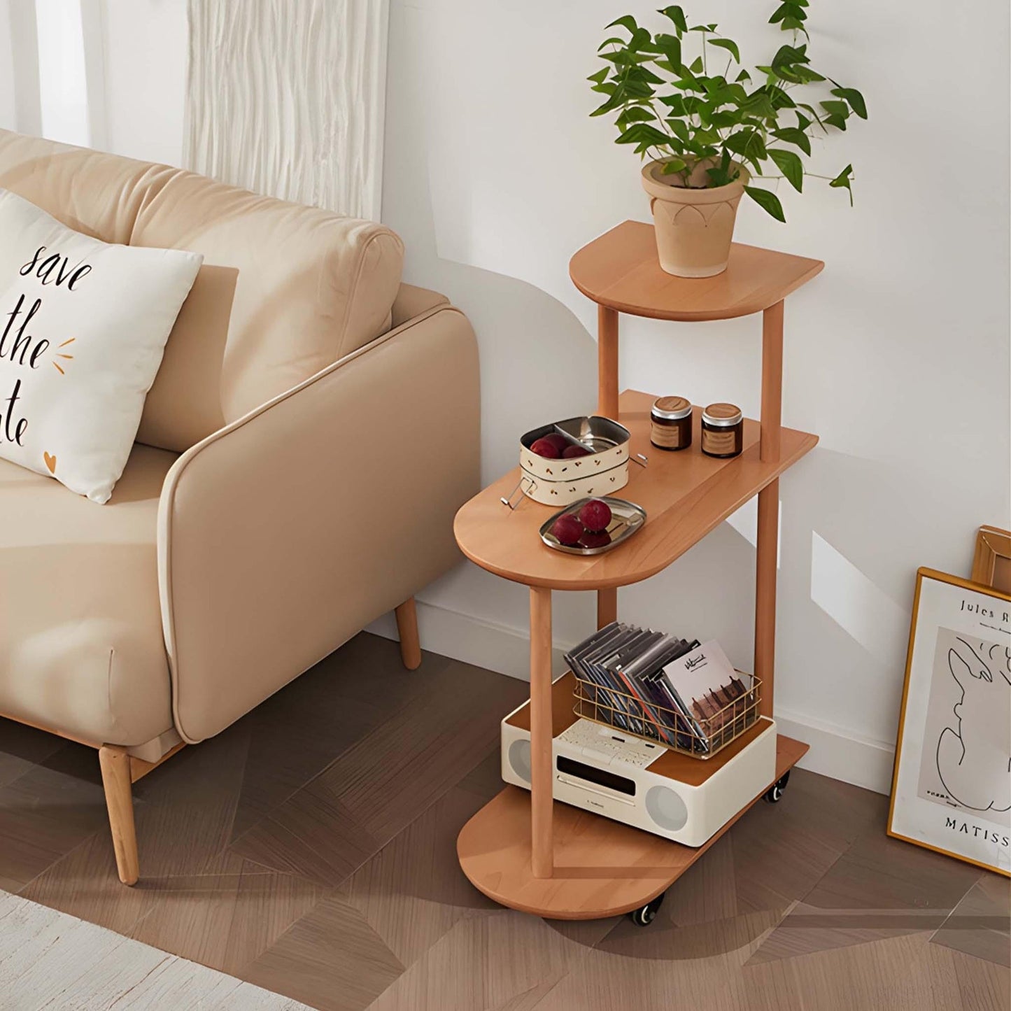 Movable Multi-tier Plant Stand