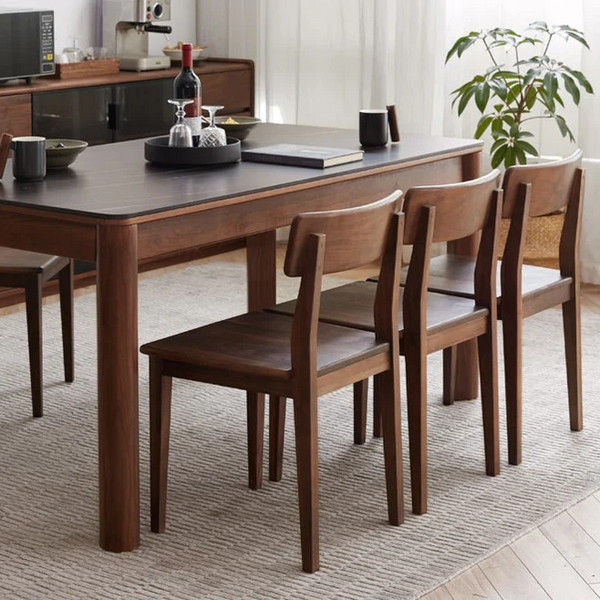 Solid Wood Dining Chair, Modern Minimalist Chair, Backrest Chair, Ergonomic Dining Chair, Home Study Chair, Dining Room Furniture