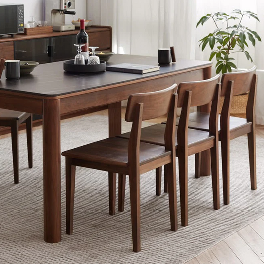 Solid Wood Dining Chair, Modern Minimalist Chair, Backrest Chair, Ergonomic Dining Chair, Home Study Chair, Dining Room Furniture