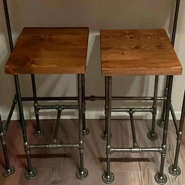 Industrial Pipe Bar Stools, Bar Stools