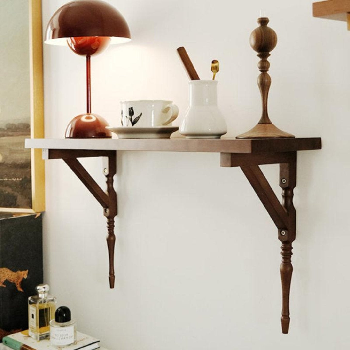 Solid Wood Floating Shelves | Wall Shelf Hanging Shelf