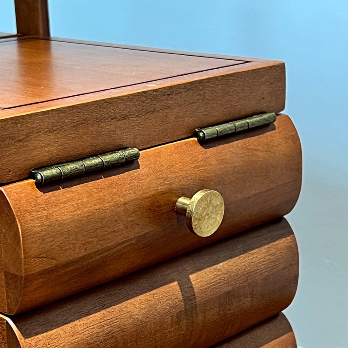 Teak Wood Sewing Box