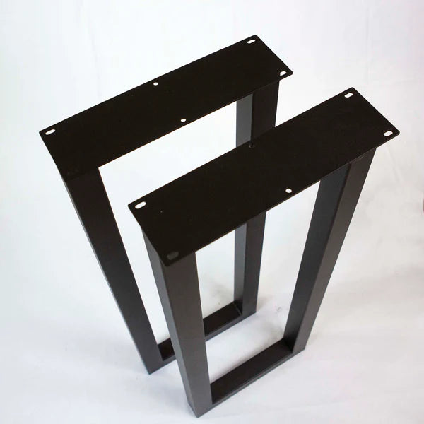 Heavy-duty 2 U-shaped Steel Legs For Table (1 Pair)