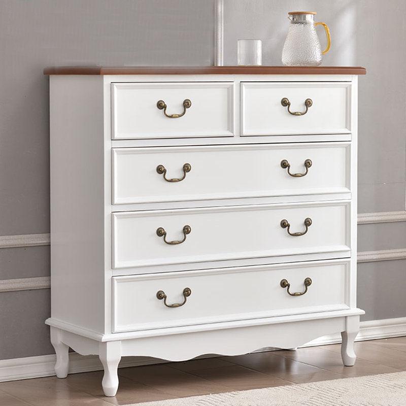 Rustic Pine Dresser with Metal Drawer Panels - Woodartdeal