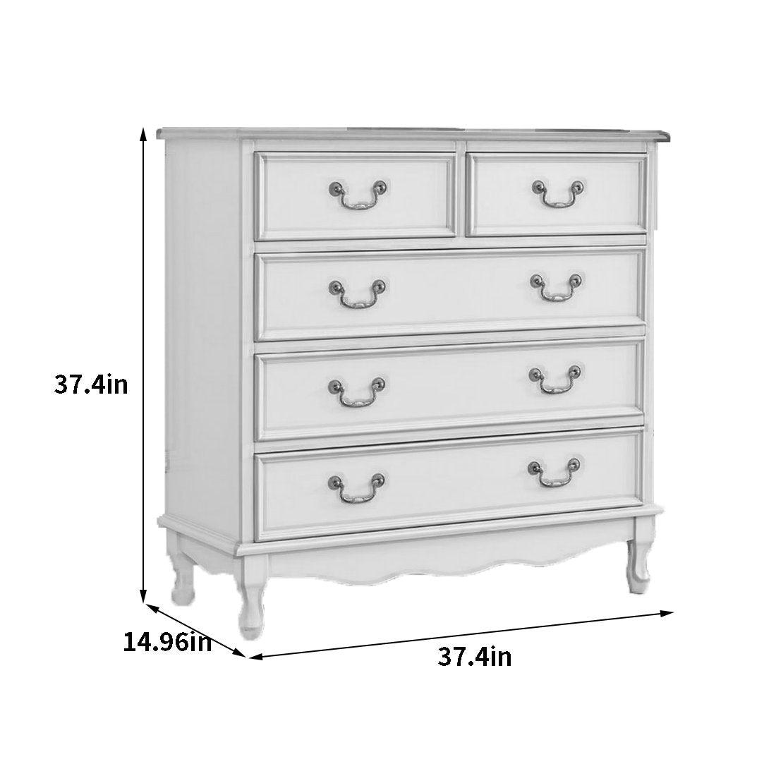 Rustic Pine Dresser with Metal Drawer Panels - Woodartdeal