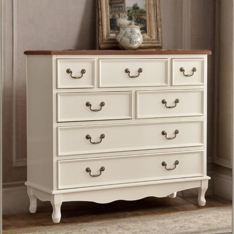 Rustic Pine Dresser with Metal Drawer Panels - Woodartdeal