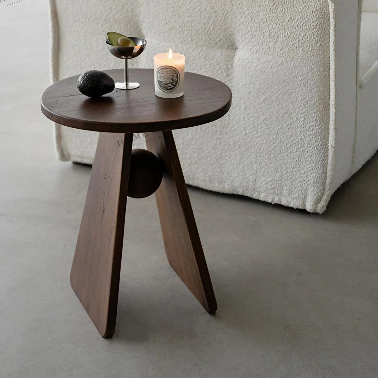 Minimalist  Ash Solid Wood Side Table