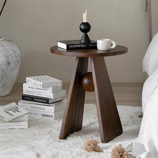 Minimalist Solid Wood Side Table